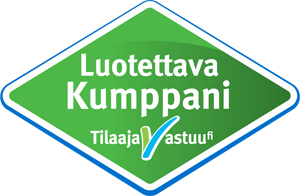 Luotettava Kumppani -logo.