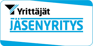 Yrittäjät jäsenyritys -logo.